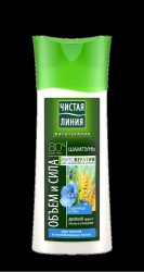 Бальзам-ополаскиватель Чистая линия Объем и сила пшеница и лен 230 мл