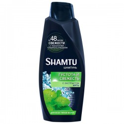 Шампунь для мужчин Shamtu Густота и свежесть с мятой 650 мл