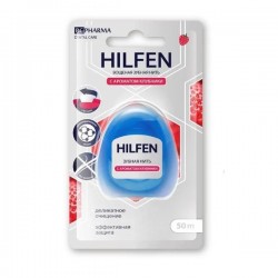 Зубная нить Hilfen БиСи Фарма вощеная с ароматом клубники 1 шт.