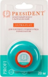 Зубная нить (флосс) PresiDent ультраплоский