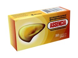 Эссенциальные фосфолипиды Assencia с экстрактом расторопши и витаминами группы В 30 шт. капс. 1250 мг
