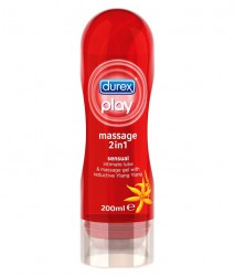 Гель-смазка интимный Durex Плей массаж 2 в 1 сеншуал с соблазнительным ароматом иланг-иланга 200 мл