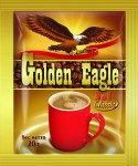 Напиток кофейный, Golden Eagle (Голден Игл) 20 г №48 Классик 3в1 растворимый (лента) пакет